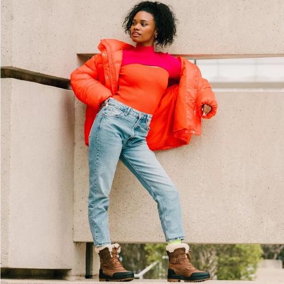 NWT SOREL Tivoli IV Parc Waterproof Lamb Shearling Lined Snow Boot - Size: 5.5 - Picture 6 of 17